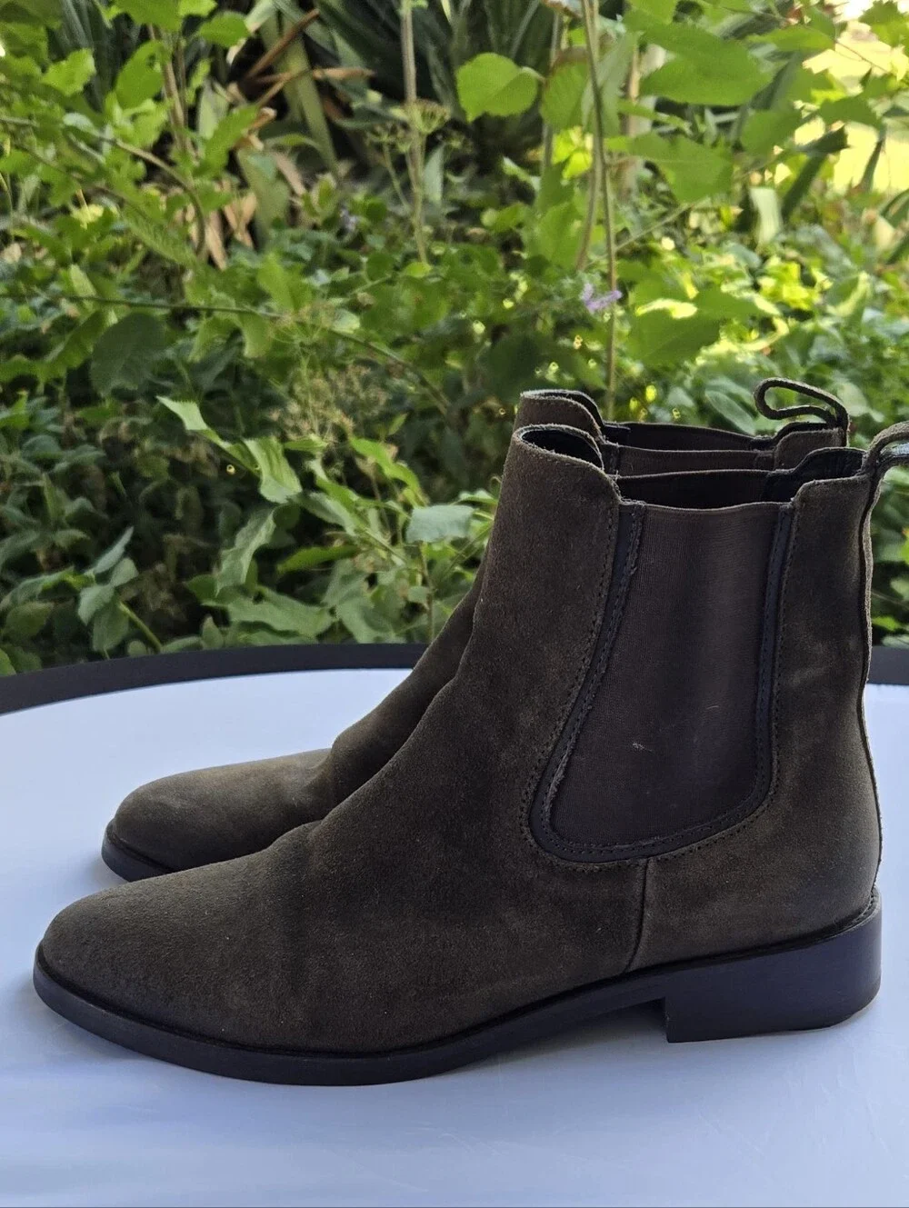 Thursday Boot Company Women's Brown Suede Chelsea Booties